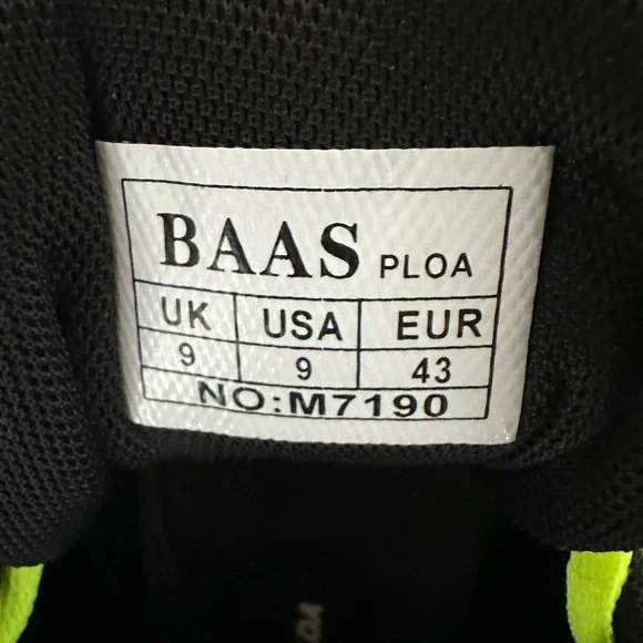 Baasploa Men's Neon Green Running Shoes, Size 9 NWOB - Picture 12 of 13